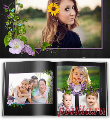 PSD-шаблон фотокниги | Фотошоп видеоуроки онлайн