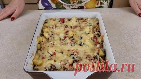 Сочная мясная запеканка "ПОЛНОЕ ЛУКОШКО"