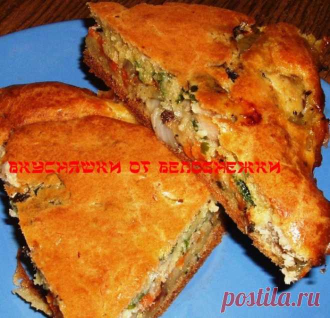 Рыбный пирог "Объедение".