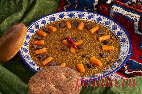 Марокканская каша из чечевицы