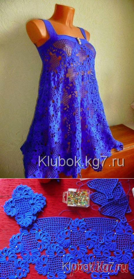 Ажурный узор крючком | Клубок