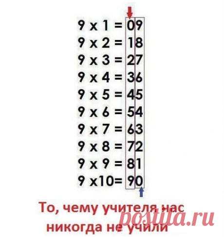 Как выучить таблицу умножения 1.2.3.4.5.6.7.8.9 быстро?