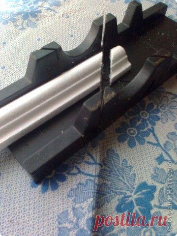 Винтажная рамка из пенопластовых плинтусов. Сногсшибательная идея)