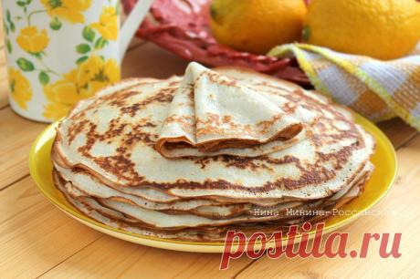 Сообщество кулинарных конкурсов - Лимонные блинчики.