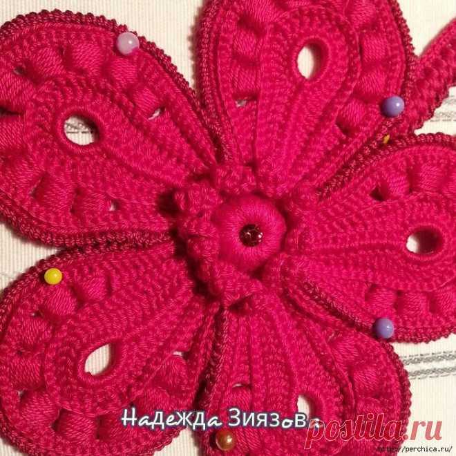 Красивый цветок ирландского кружева - схема