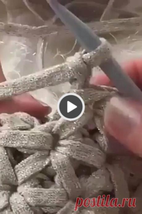 Flower motif basket sample video