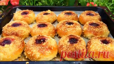 БУЛОЧКИ ДОМАШНИЕ С ВАРЕНЬЕМ! КАК ПУХ!😍
