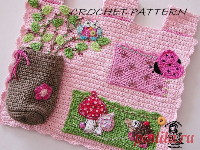 Baby girl wallpocket organizer pdf pattern от VendulkaM на Etsy