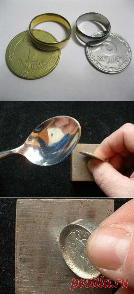 Кольцо из монеты DIY / Украшения и бижутерия / Модный сайт о стильной переделке одежды и интерьера