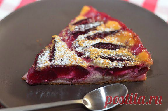 Клафути со сливами