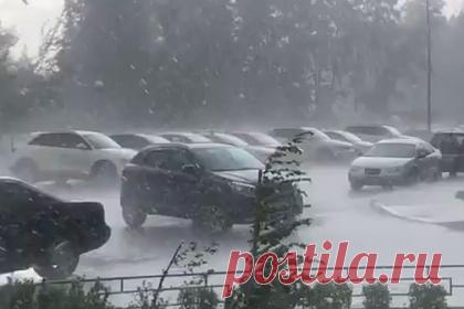 Надвигающийся на Москву ливень со шквалистым ветром сняли на видео. Очевидцы сняли на видео надвигающийся на Москву ливень с градом и шквалистым ветром. На кадрах видны затопленные улицы подмосковной Балашихи, где уже начался сильный дождь. Ранее МЧС распространило экстренное предупреждение о том, что во второй половине дня на жителей столицы и Подмосковья обрушится непогода.