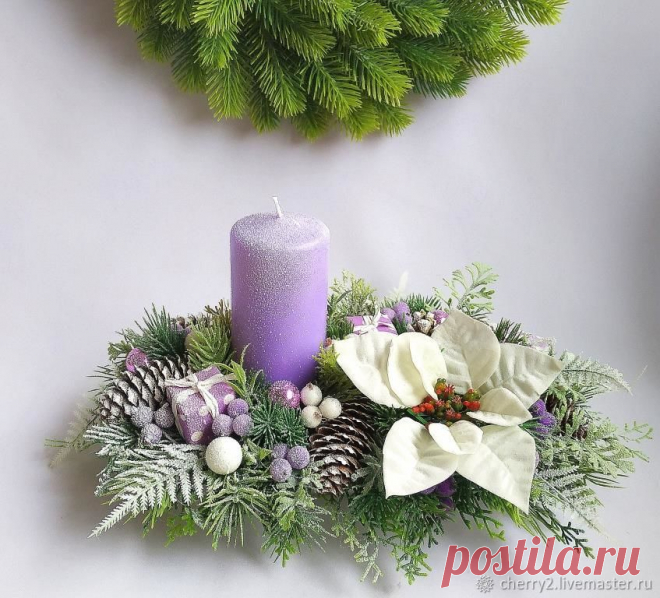 Новогодние композиции со свечами — DIYIdeas