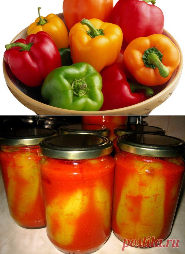 Целый перец с хвостиками в томате *Мировой закусон* - perchinka63.ru