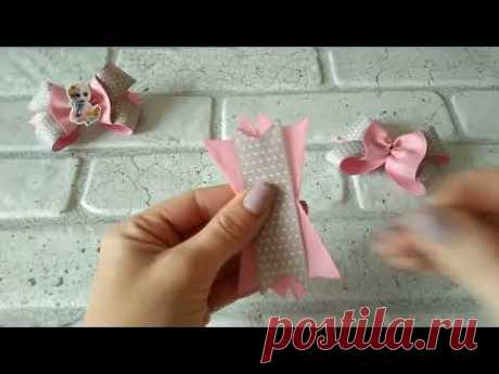 Резинки из репсовой ленты 2,5 см. Бантики холодное сердце ❤️