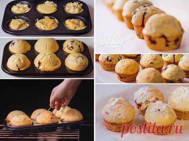 Кексы на желтках с черной смородиной. 400 гр пшеничной муки 120 гр сл масла 200 гр сахара 5 желтков ...