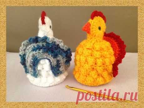 Galinha Pipoca Chicken crochê - Professora Maria Rita