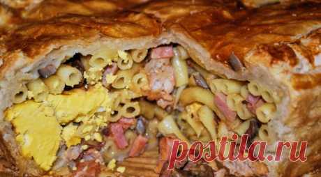 Тимбалло с макаронами, пошаговый рецепт с фото