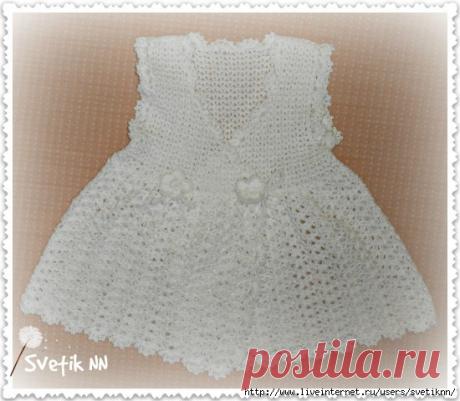 Платье для крохи "Белоснежка"