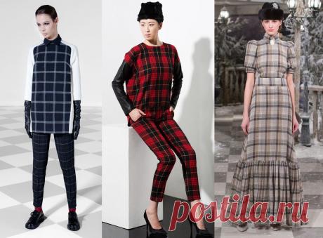 С чем носить одежду в клетку. Юбки, брюки, рубашка, платье и пиджак в клетку с чем носить. Серая, коричневая и красная клетка с чем носить, сочетание фото.