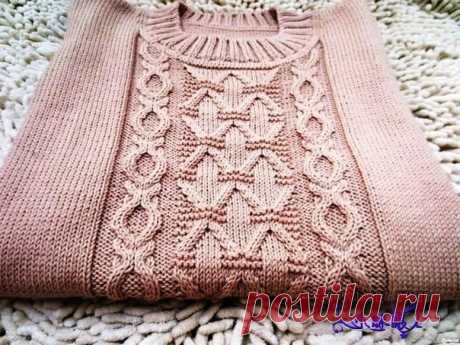 Узор для свитера спицами

#вязание_спицами #джемпер #схема #узор