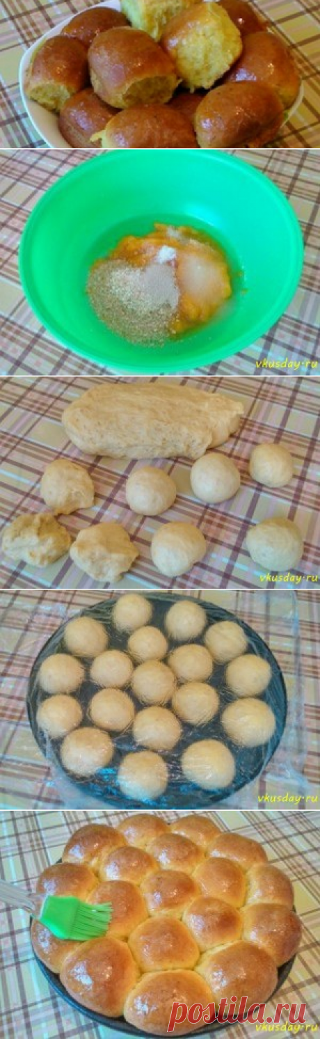 Булочки из тыквенного теста | Вкусный день