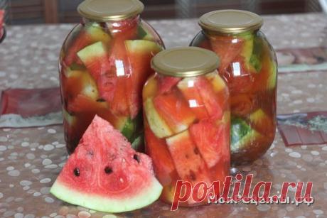 Маринованные арбузы в томатном соке | Мои рецепты