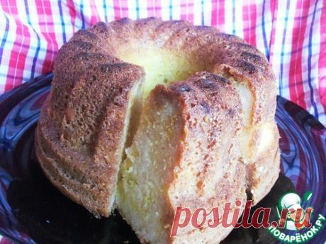 Лимонный манник без муки и яиц