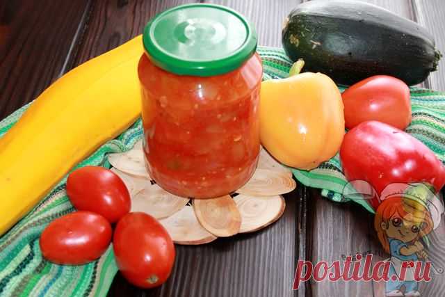 Анкл Бенс из кабачков и перца, с томатной пастой | рецепт на зиму Вкуснейший овощной салат Анкл Бенс из кабачков. Сочетание кабачков, перца, помидоров и лука оказалось очень вкусным. Рецепт Анкл Бенс с томатной пастой