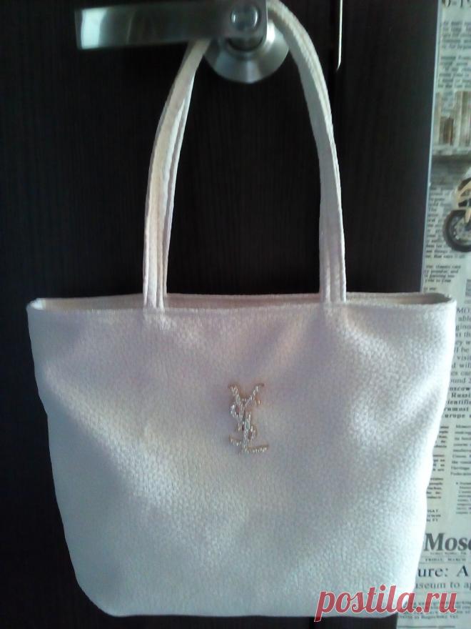 Сумка из искусственной замши