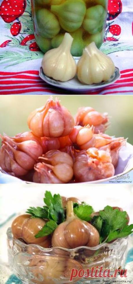 Как засолить чеснок по-царски
