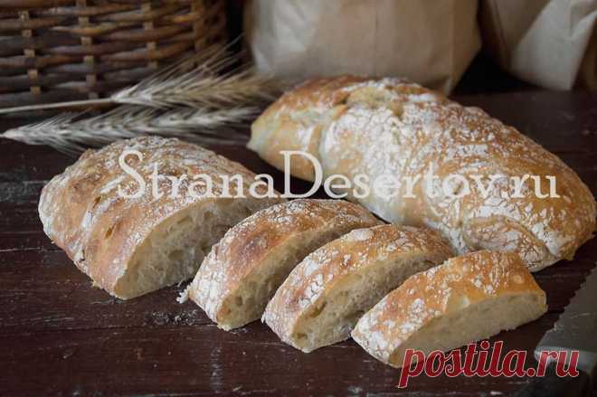 Рецепт чиабатты в духовке с пошаговыми фото