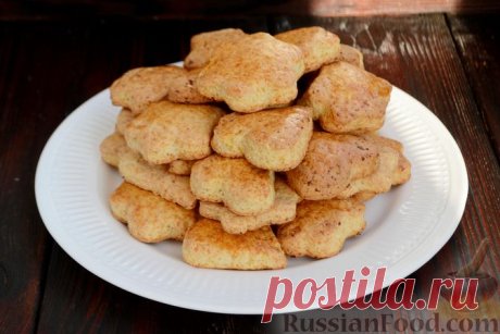 Рецепт: Простое творожное печенье на RussianFood.com