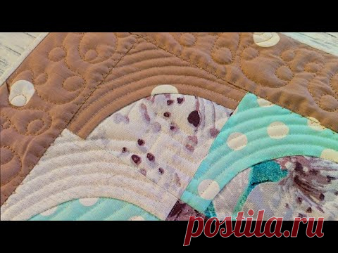 Практически ДАСТАРХАН получился (пэчворк, стежка, из лоскутов)