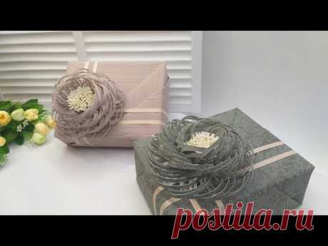 Gift Wrapping 🎁🎁🎁   Упаковка подарка @OldisDIY