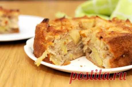 Шарлотка на кефире с яблоками - пошаговый рецепт с фото / Простые рецепты