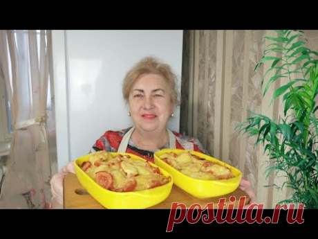 Самая Вкусная Рыба с Овощами в Духавке. Прекрасный Обед с Сочной  Рыбой !