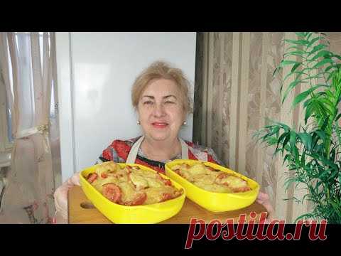 Самая Вкусная Рыба с Овощами в Духавке. Прекрасный Обед с Сочной  Рыбой !