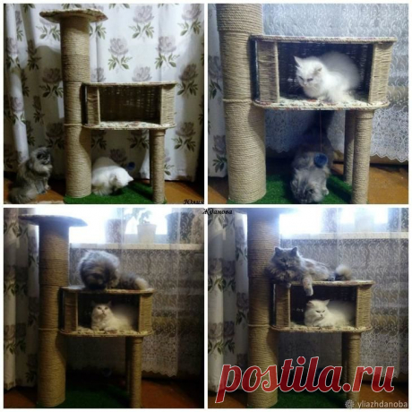 Мастерим домик для кошки