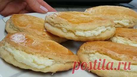 Сочни с творогом на нежном песочном тесте! Нежный и вкусный рецепт!