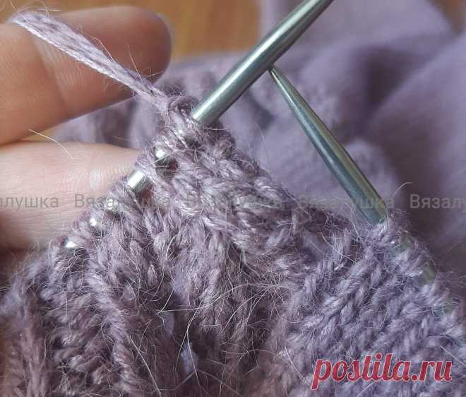 Хитрости вязания - связать смешанный ай-корд, просто добавляем кромочную | Вязалушка | Дзен