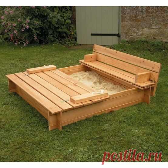 Закрывающаяся песочница. Идея для умельца