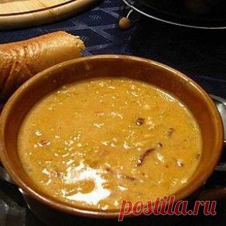 Сырный суп-пюре с гренками рецепт – супы