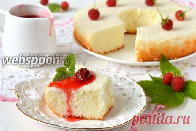 Бисквит на белках (ангельский бисквит) в мультиварке рецепт с фото на Webspoon.ru