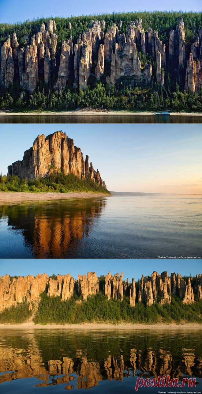 Национальный парк Ленские столбы, Россия (30 фото)