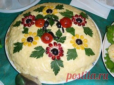 Оформление блюд – украшение салатов | Рецепты моей мамы