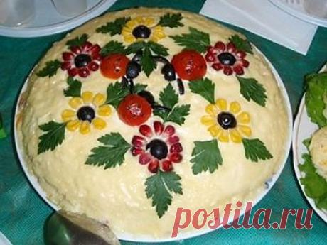 Оформление блюд – украшение салатов | Рецепты моей мамы