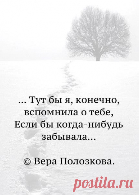 если бы забыла...