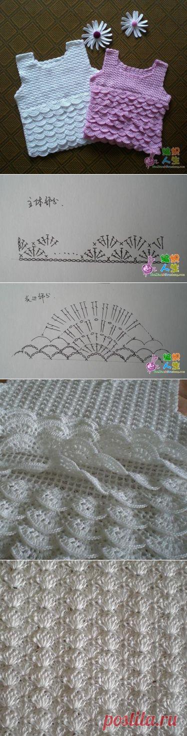Топ крючком.