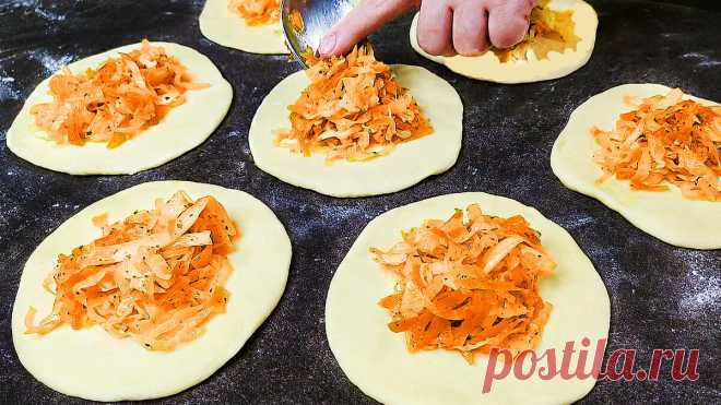 Вот как я готовлю пирожки! 4 великолепных рецепта с капустой, вкуснее чем с мясом! | Ольга Лунгу | Яндекс Дзен