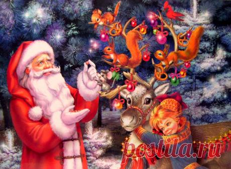 С Рождеством.худ. Zorina Baldescu